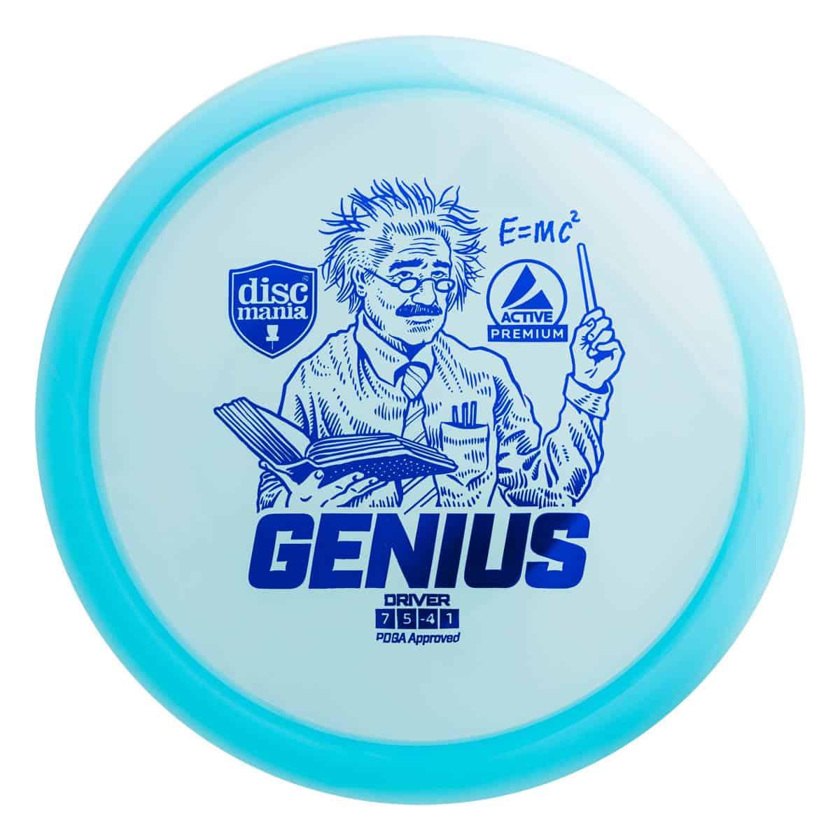 Discmania Active Premium line Genius tirkizs par3 disku golfs