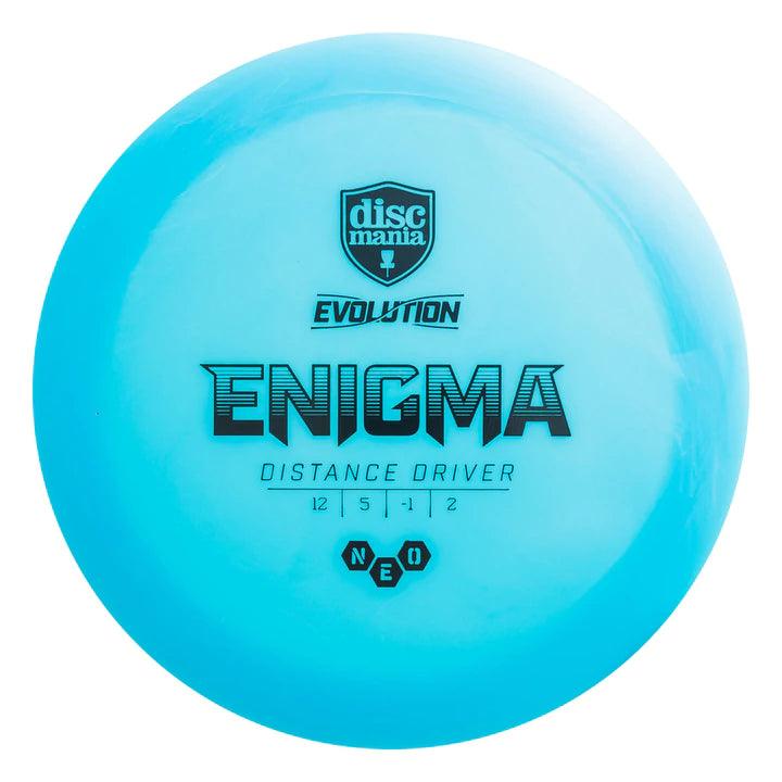 Discmania Evolution Neo line Enigma blue par3 disku golfs