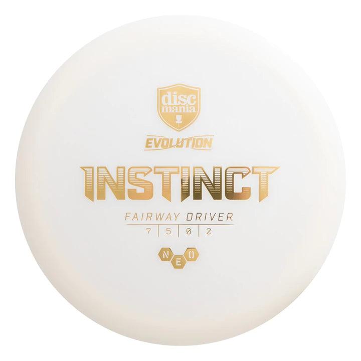 Discmania Evolution Neo line Instinct white PAR3 disku golfs