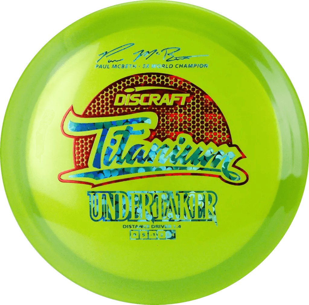 Discraft Titanium Undertaker - Paul McBeth Signature green