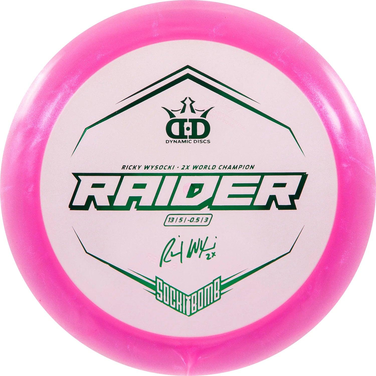 Dynamic Discs Lucid Ice Raider - Ricky Wysocki Sockibomb Stamp