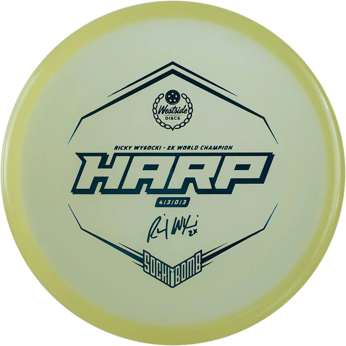 Westside Discs Vip Moonshine Harp - Ricky Wysocki Sockibomb par3 disku golfs